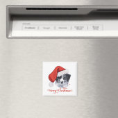 Border Collie Kerstmis Magneet (Insitu (Vaatwasser))