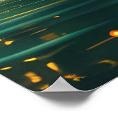 Border Collie kerstvakantie Poster (Hoek)