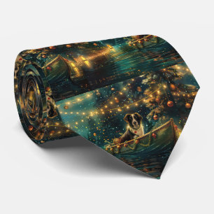 Border Collie kerstvakantie Stropdas