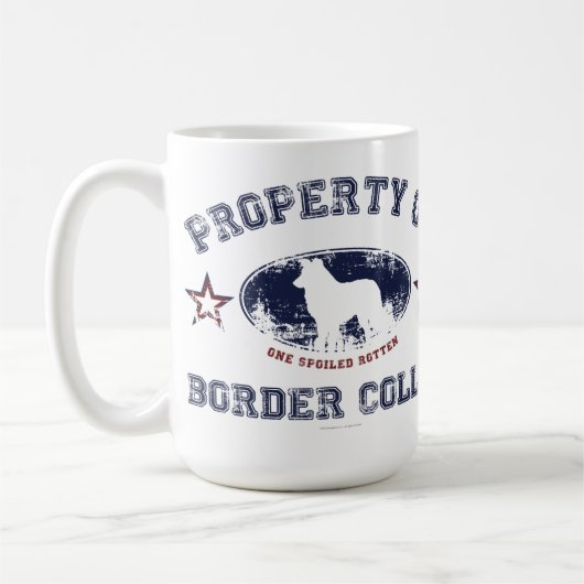 Border Collie Koffiemok (Links)
