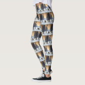 Border Collie Laat het sneeuwen Kerstmis Leggings (Links)
