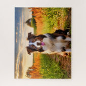 Border Collie Legpuzzel (Verticaal)