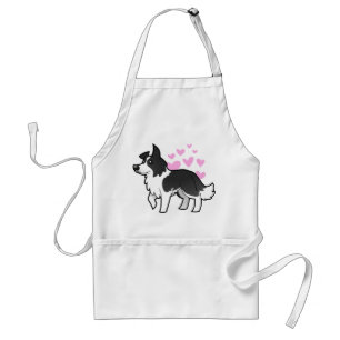 Border Collie Love Standaard Schort