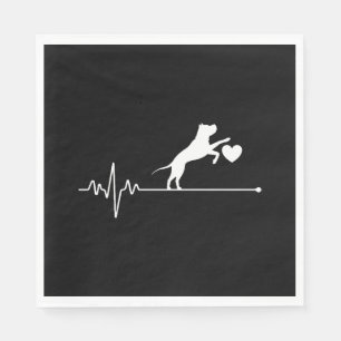 Border Collie Lover Mama Cadeaus Hartslag Moeder's Servet