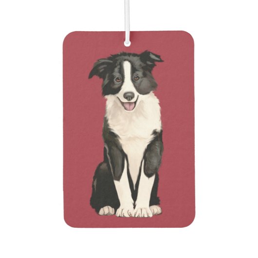 Border Collie Luchtverfrisser (Voorkant)