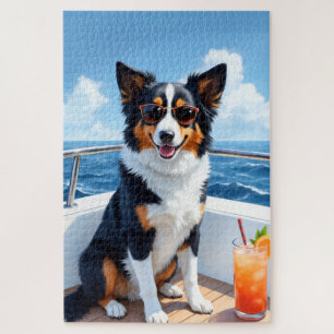 Border Collie Luxe Jachtscene Legpuzzel