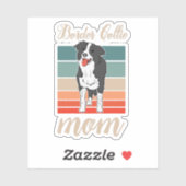 Border Collie Ma Moederdag Dog Sticker (Vel)