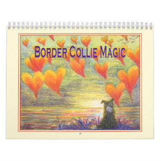 Border Collie Magic wandkalender, afbeelding per m Kalender