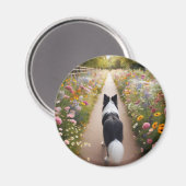 Border Collie Magnet Magneet (Voorkant / Achterkant)