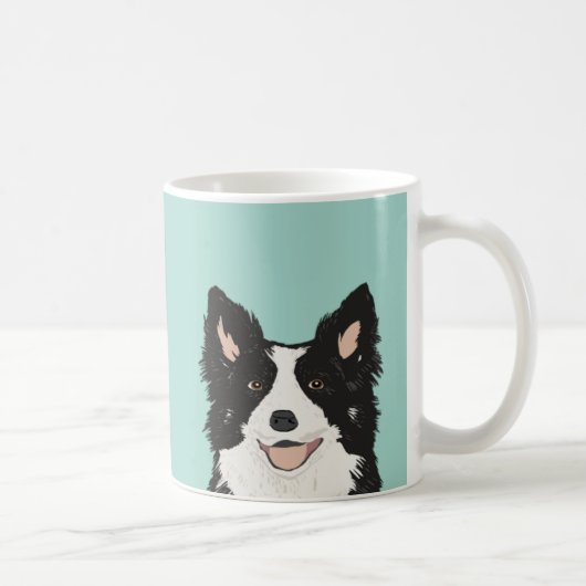 Border Collie Mok - Cute dog gift voor eigenaar va (Rechts)