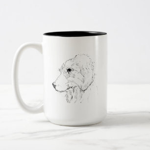 Border Collie Mok - Handgetekende Inkt Hond Koffie