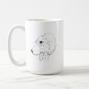 Border Collie Mok – Met de Hand Getekende Inkt Hon