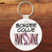 Border Collie MOM Sleutelhanger (Voorkant)