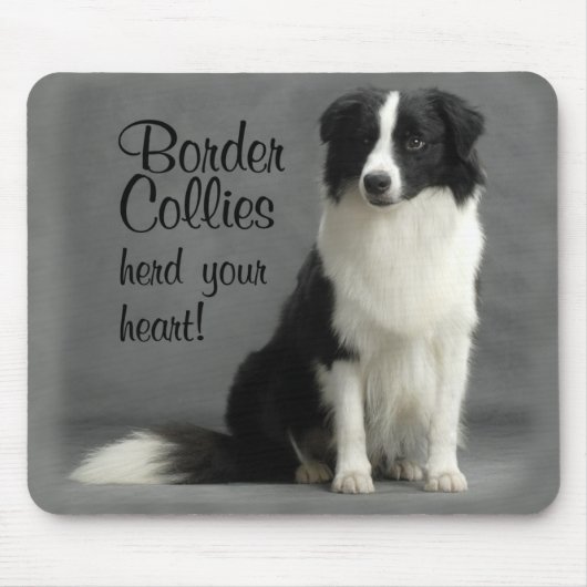 Border Collie Mousepad Muismat (Voorkant)