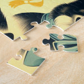  Border Collie naadloos Legpuzzel (Zijkant)