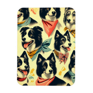 Border Collie naadloos Magneet