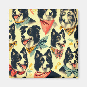 Border Collie naadloos Magneet