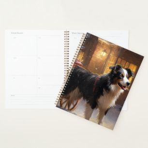 Border Collie Noël Saison Festive