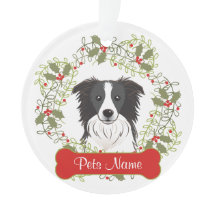 Border Collie  Ornament