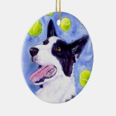 Border Collie Ornament - "Magpie's Gold" (Rechts)