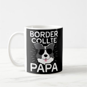 Border Collie Papa Funny For Dog Lovers Father's Koffiemok