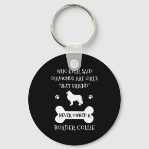Border Collie Pet Dog Best Friend Sleutelhanger