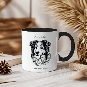 Border Collie Portrait Mok