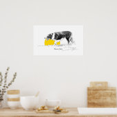 Border Collie Poster (Keuken)