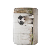 Border Collie Puppy Badmat (Voorkant Verticaal)