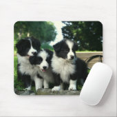 Border Collie Puppy Dog Mousepad Muismat (Met muis)