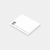 Border Collie Puppy Persoonlijke notities Post-it® Notes (Schuin)