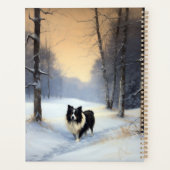 Border Collie Qu'il neige Noël (Dos)