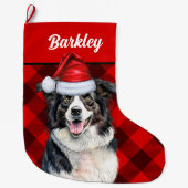 Border Collie Red Buffalo gespeeld met de naam van Grote Kerstsok (Voorkant)