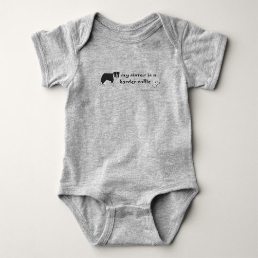 border collie romper (Voorkant)