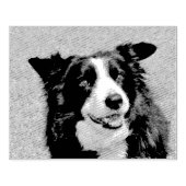 Border Collie Rubberstempel (Afrduk)