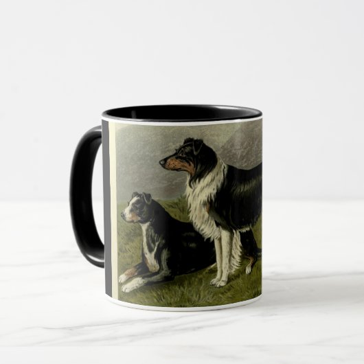  Border Collie schapenhond Mok (Voorkant links)