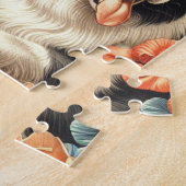  Border Collie schilderij Legpuzzel (Zijkant)