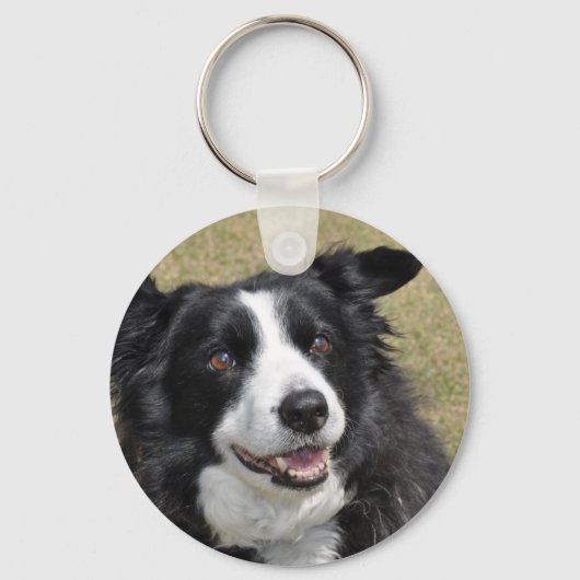 Border Collie Sleutelhanger (Voorkant)