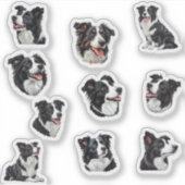 border collie sticker pack (Voorkant)