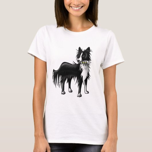 Border Collie T-shirt (Voorkant)