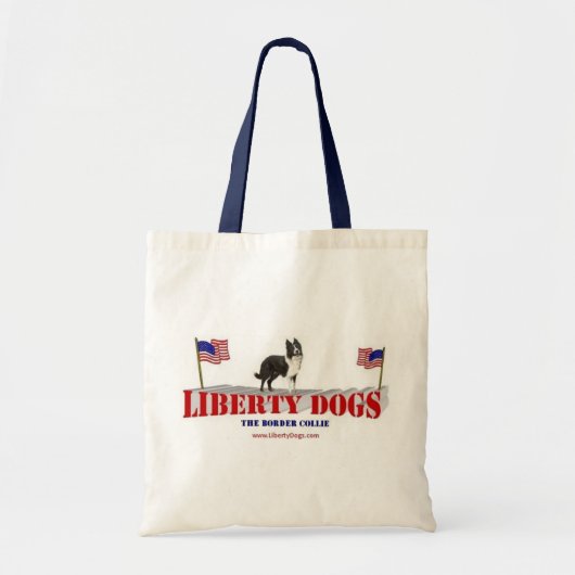 Border Collie Tote Bag (Voorkant)