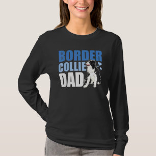 Border Collie Vader Hond Vaderdag Border Collie T-shirt