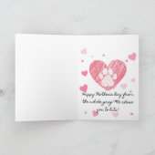 Border Collie Wenskaart Bedankkaart (Binnen)