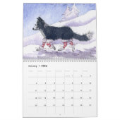 Border Collies Rule ! une page par jour calendrier (Jan 2026)
