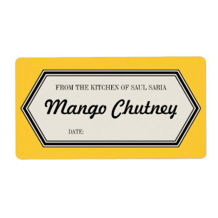  Border Home Canning Jar Label Sjabloon