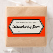 Border Home Canning Jar Label Sjabloon (Insitu)