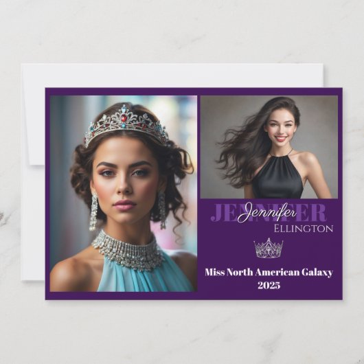 Border Pageant Essentials Autograph Comp Card Kaart (Voorkant)