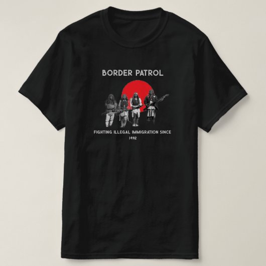 Border Patrol Mannen T-shirt (Design voorkant)