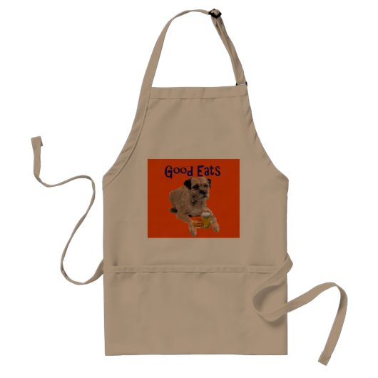 Border Terrier Apron Standaard Schort (Voorkant)