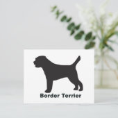 Border Terrier Briefkaart (Staand voorkant)